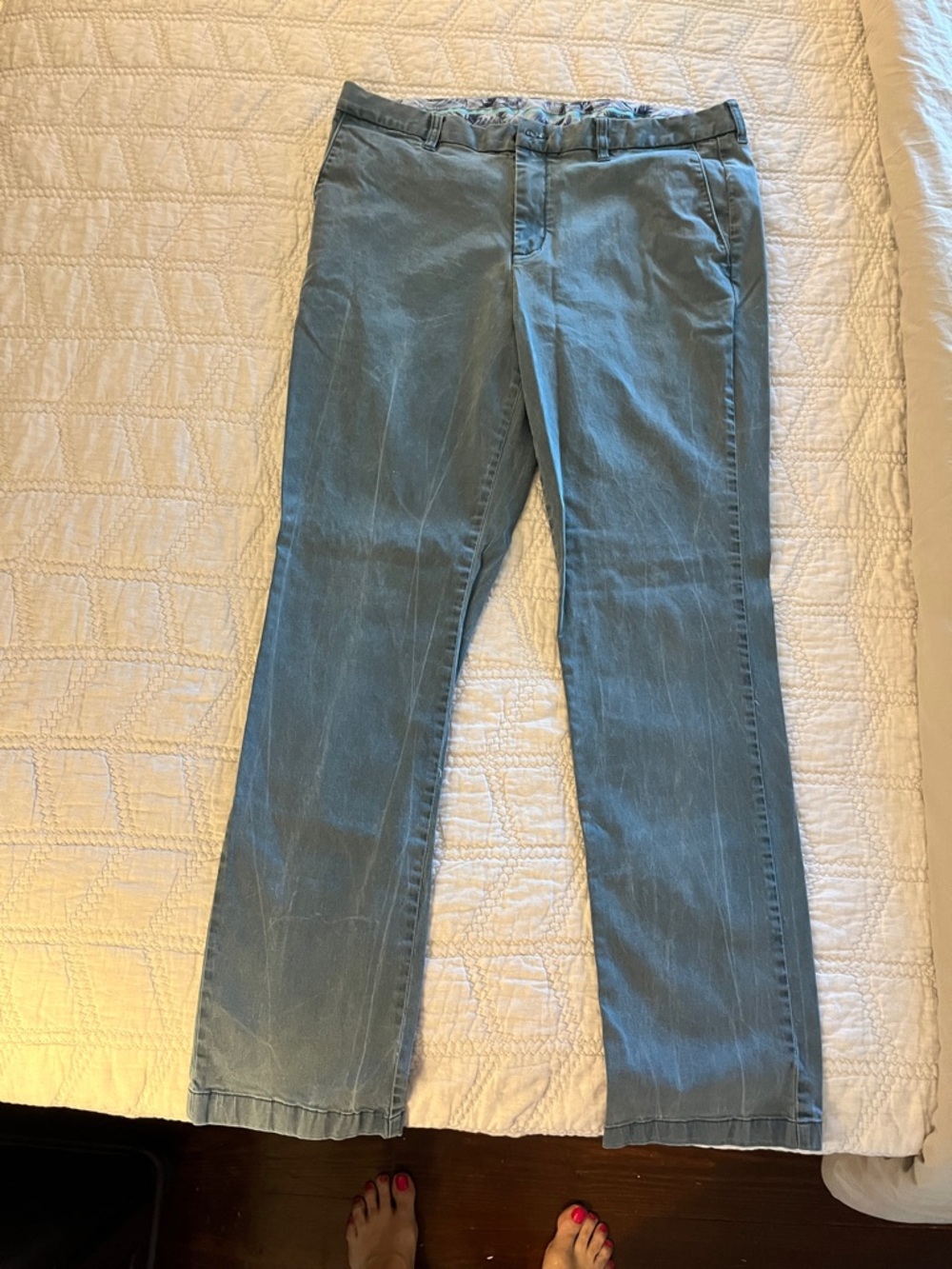 Tommy Bahama Men’s Light Blue Straight-Leg Jeans